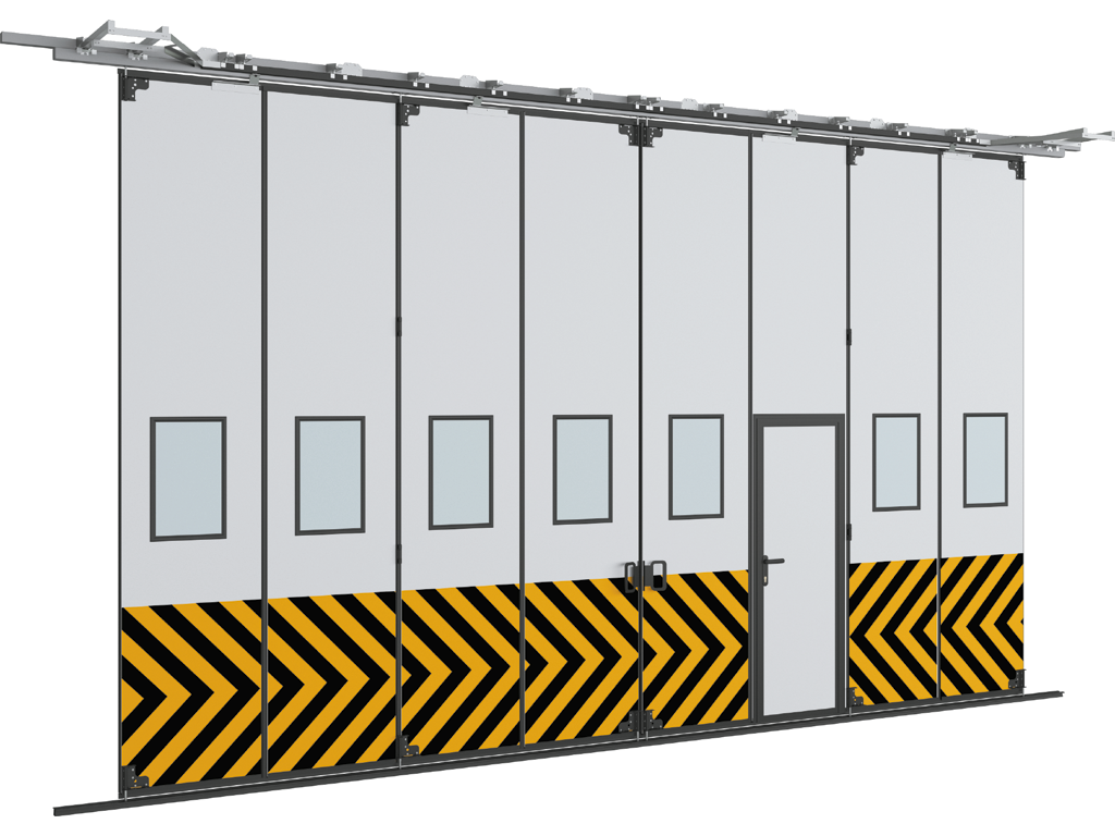 Промышленные складные ворота IFG-LG